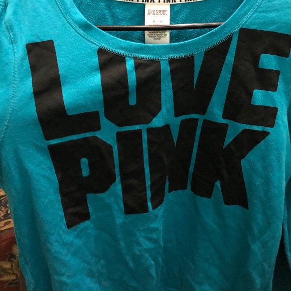 Pink Turquoise Sweatshirt - Picture 2 of 4